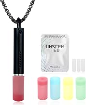 Breathing Necklace for Anxiety, Stainless Steel Breathing Pendant Breathwork Tool for Calm Meditation & Stress Relief, Mindfulness Slow Breathing Trainer, Adjustable Chain, Gift for Women Men