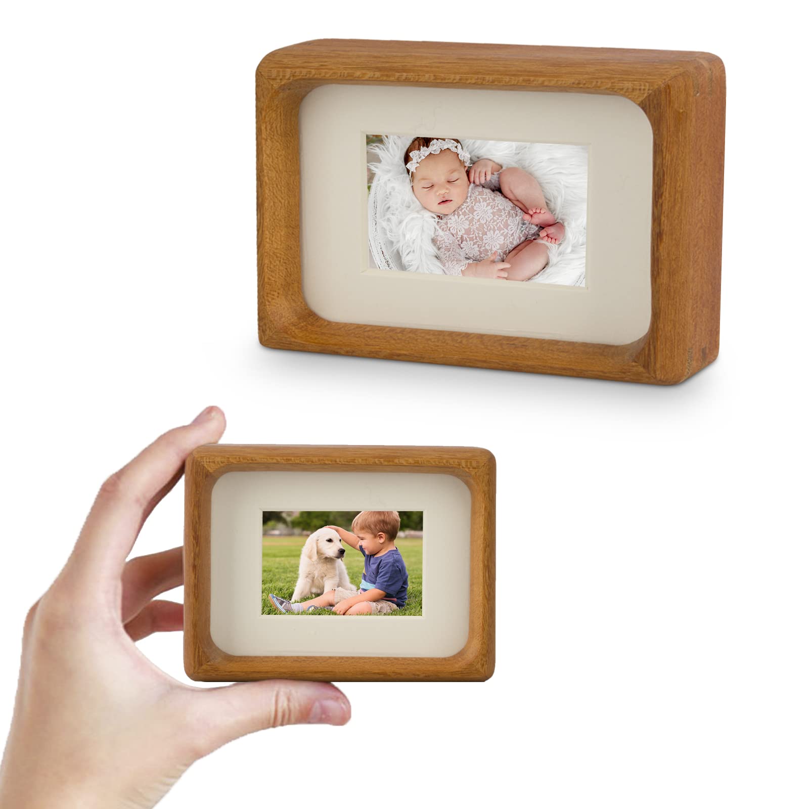 Amazon.com - Youncewooder 2x3 Picture Frame with 1x2 Mat - Solid