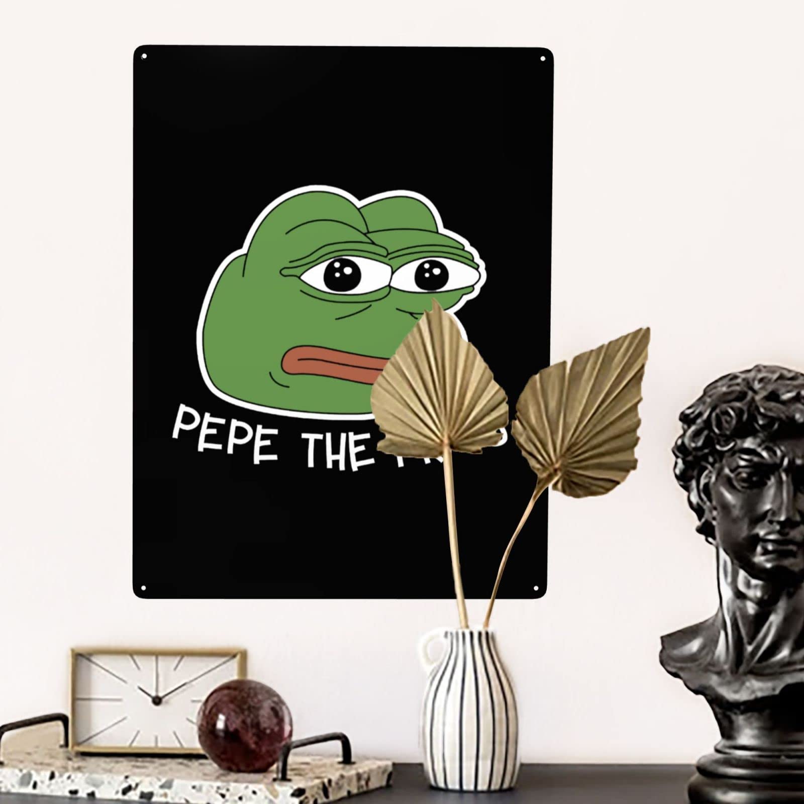 Amazon | ブリキ看板 Pepe The Frog カエルのペペ メタルサイン アート