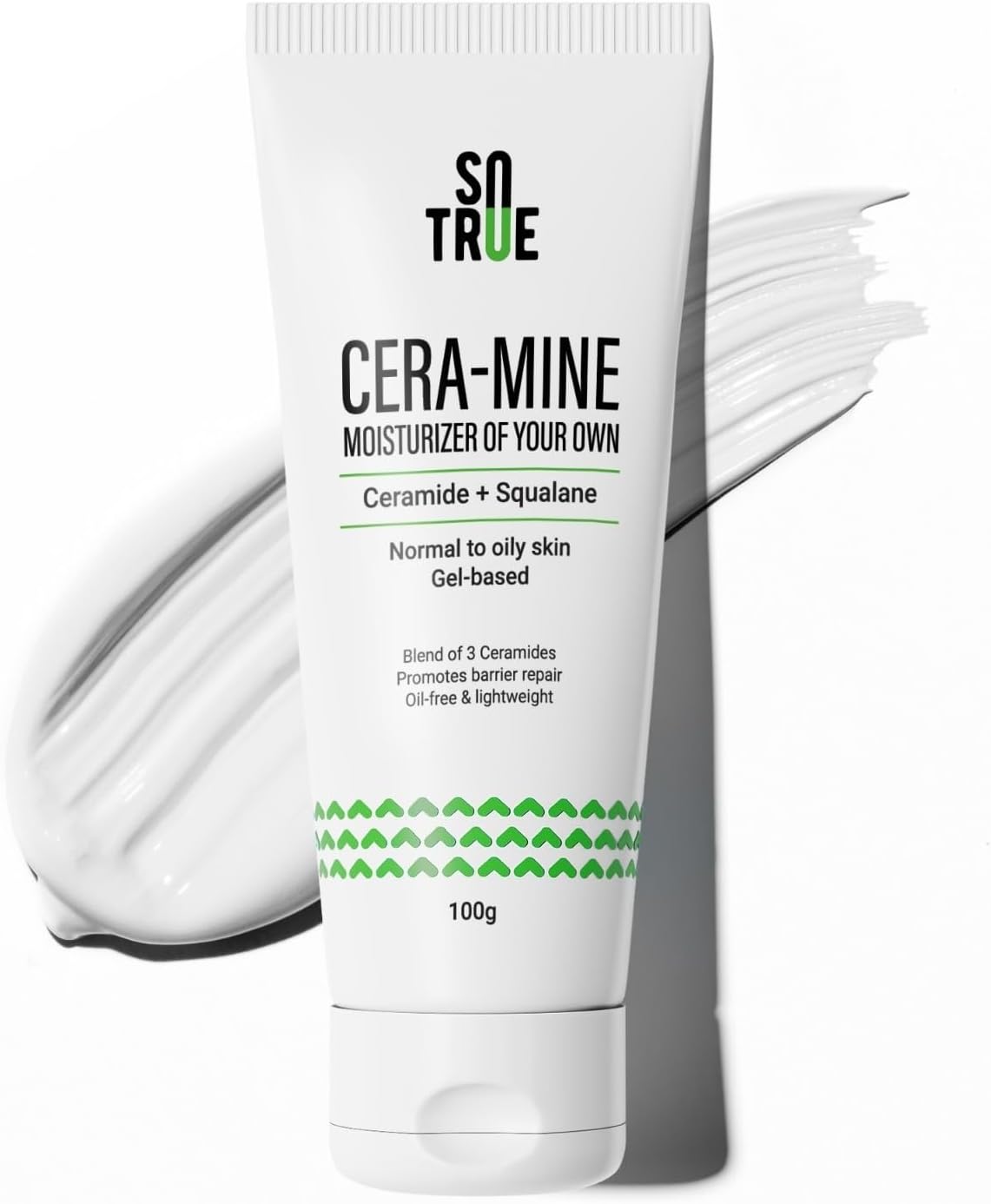 Sotrue Ceramide Gel Face Moisturizer for Oily & Acne Prone Skin | Oil-Free Gel Moisturizer With Squalene |Fast Absorbing For Women & Men | 100g