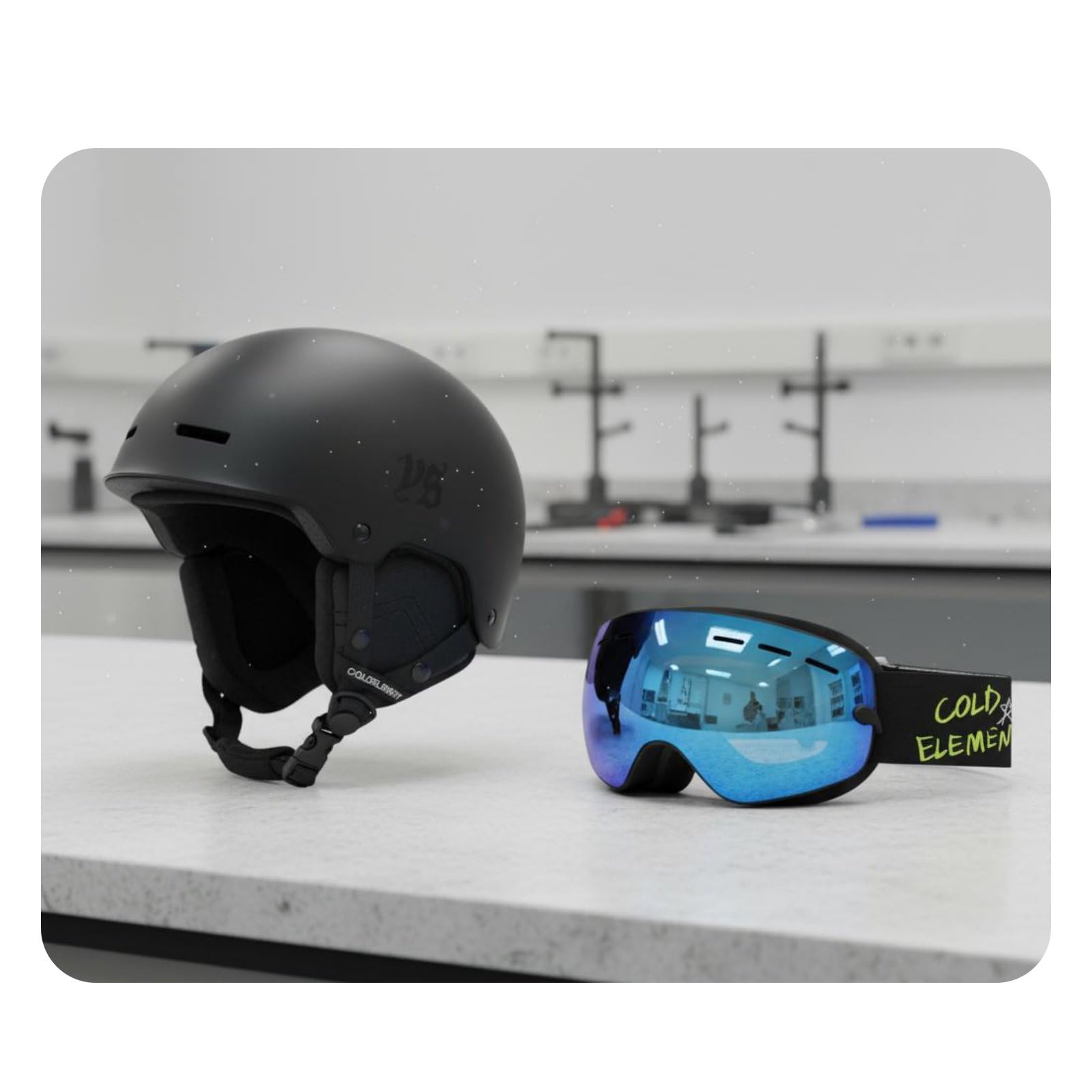 Qianly Casco da istico per Bambini Fodera Calda Rimovibile Casco da Snowboard con Stampa Involucro in Attrezzatura Sportiva Invernale per Ragazzi, Ragazze