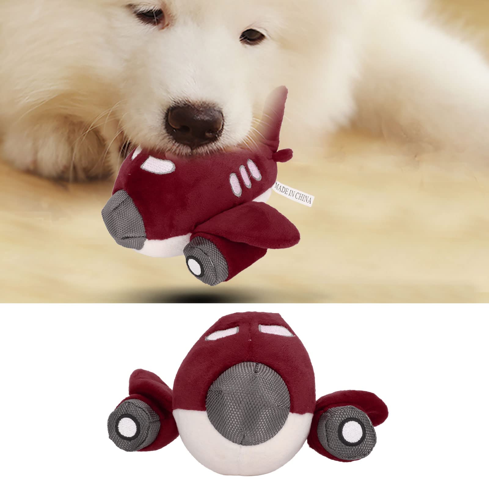 3 Giocattoli Cigolanti A Forma Di Pantofola Per Cani - Peluche Con Suono | Pulizia Denti - Foto 5