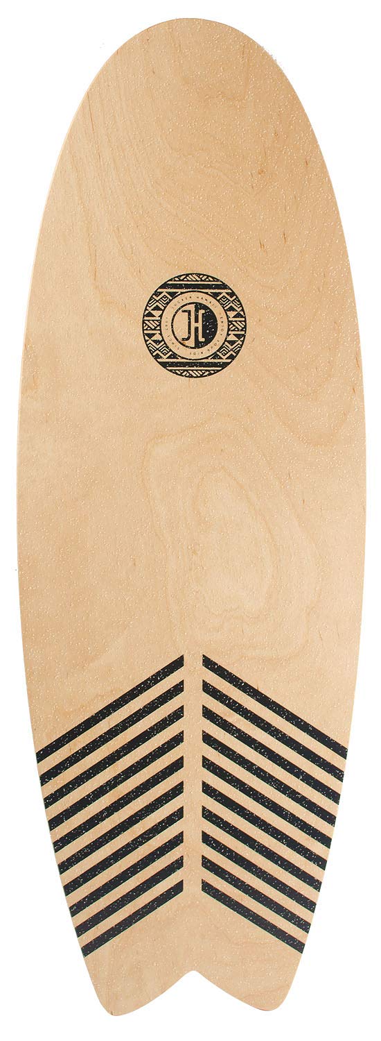 JUCKER HAWAII Balance Board Wave - Komplett-Set mit Halbkugel, Korkrolle und Matte - Find your Balance