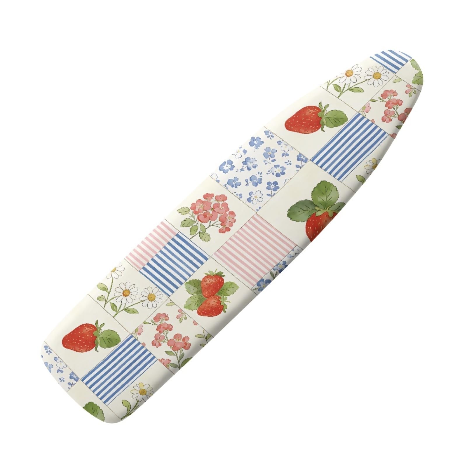 Elasticated Ironing Board Covers 125 X 45 Red Fruits Universal iron board covers and Padding,Adjustable Fastener,Durable,Washable,Easy to Install,Slip-resistant and heat-resistan