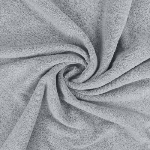Image of Utopia Towels Jumbo Bath Sheets 2 Pack, 35x70 in, 600 GSM Cotton Cool Grey | Extra Large Ring Spun Cotton Bath Sheets - Soft Plush, Quick-Drying, Highly Absorbent, Great for Everyday Use