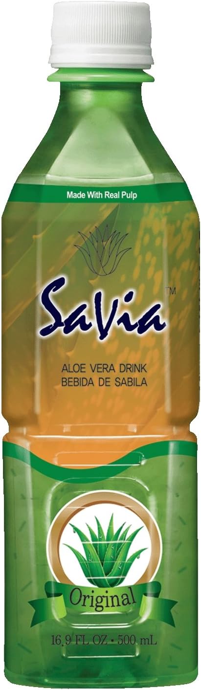 Savia Aloe Vera Drink Original Flavor, 1.25-Pounds (Pack of 20)