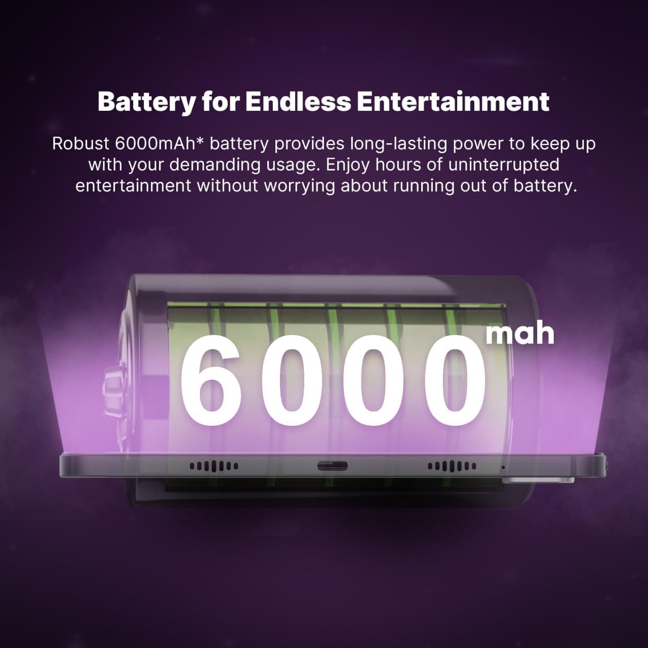 INOI Tablet Pro 6000mAh battery