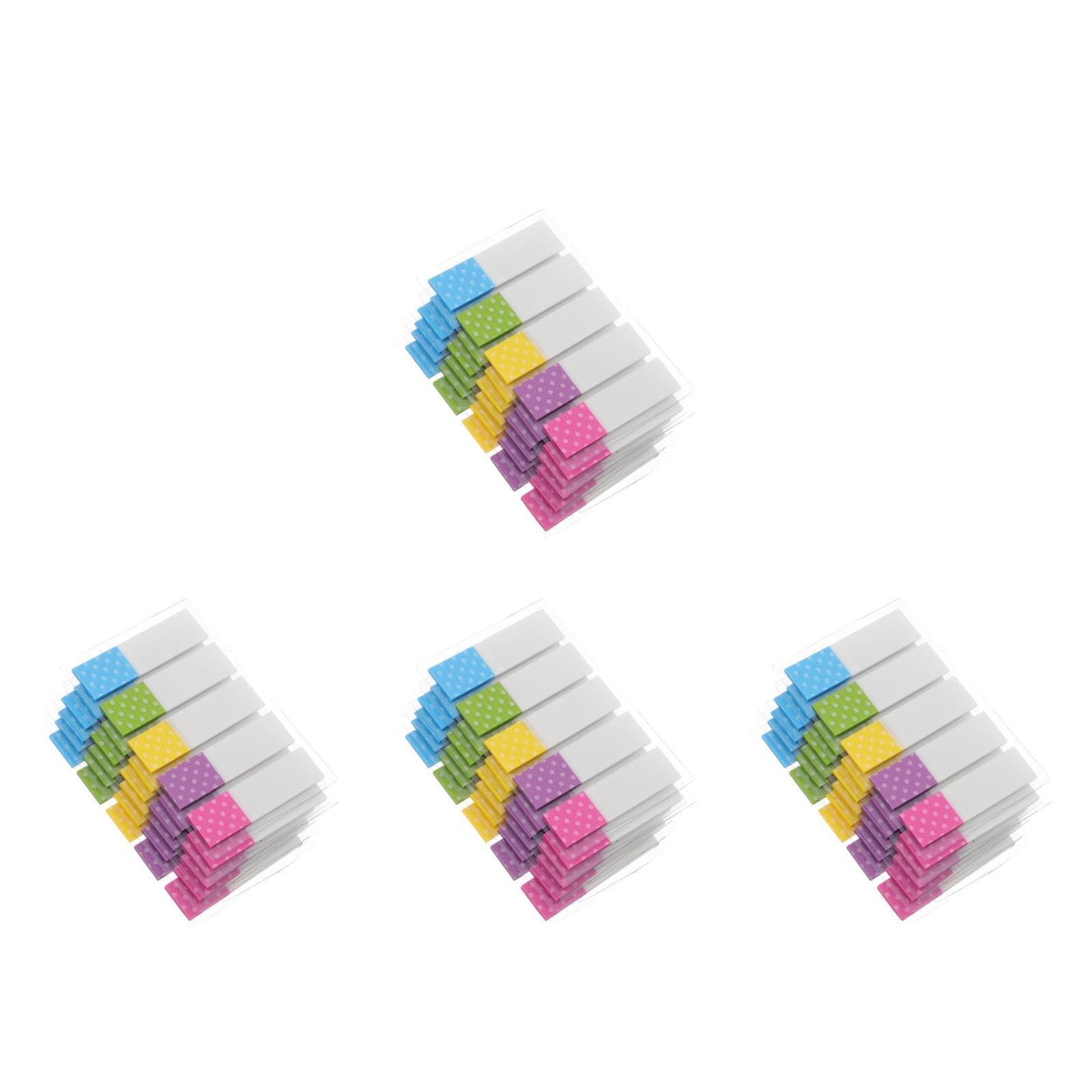 Lurrose 24packungen Bunten Sticky Annotation Page Tags Praktische Seitenmarker Für Bücher Und Notizen Transparente Pet Indexmarker Für Effektives Lernen Und Organisation