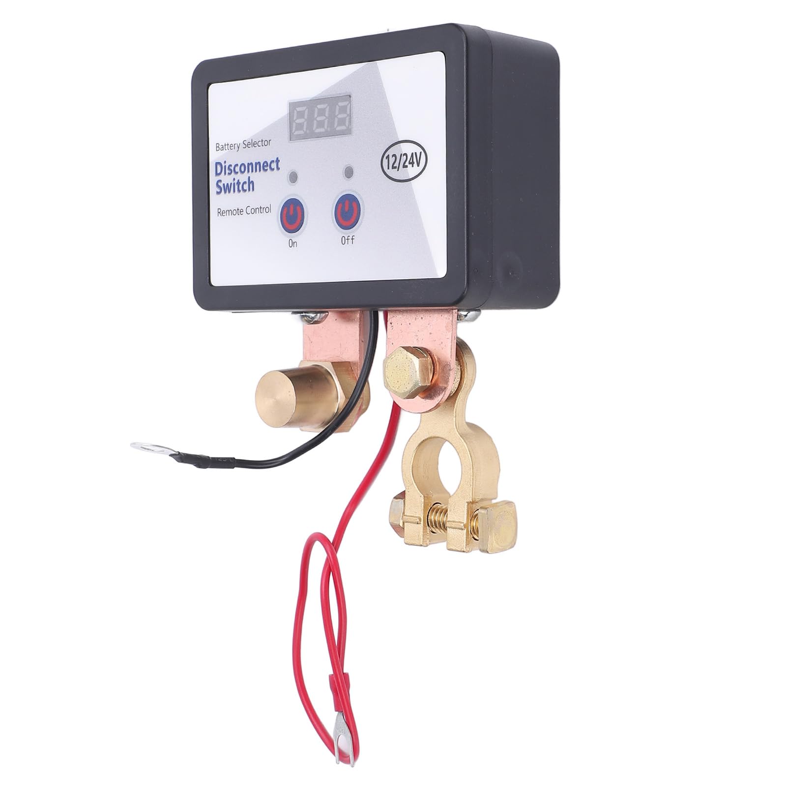 Sxhlseller Interrupteur de Déconnexion de Batterie Principal, Télécommande 12V 24V 240A |Coupure de Courant pour Camion, Bateau, Voiture