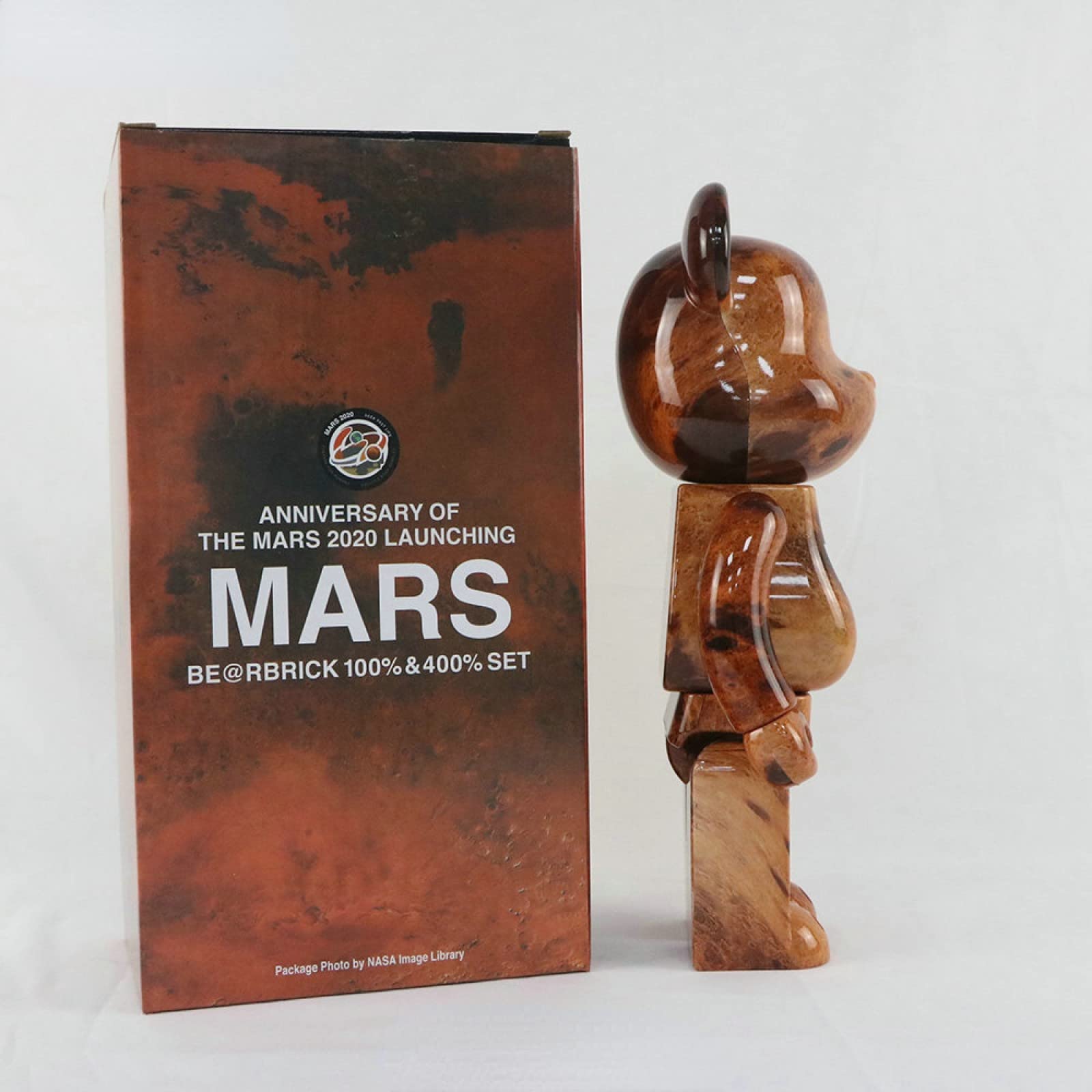 MARS BE@RBRICK 100％ & 400％ IPKIKI Fashion Bearbrick, 400% Mars Violent Bear Building Blocks