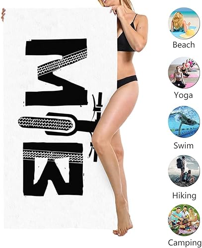 Miniatura 3 de XEMznz Toalla de playa de microfibra sin arena, de secado rápido, súper absorbente, de lujo, para viajes, piscina, baño, campamento, yoga, niñas,