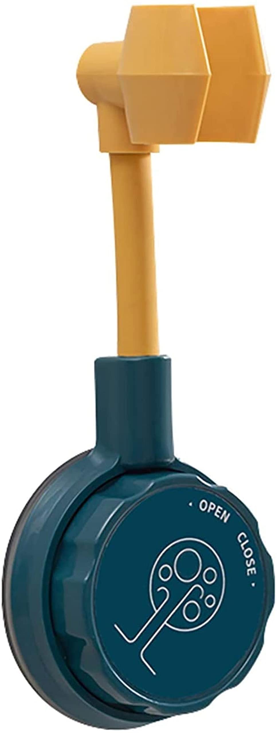 Adjustable Shower Head Holder ABS Handheld Shower Head Bracket Punc - -free Shower Bracket Holder Round Shower Holder,White