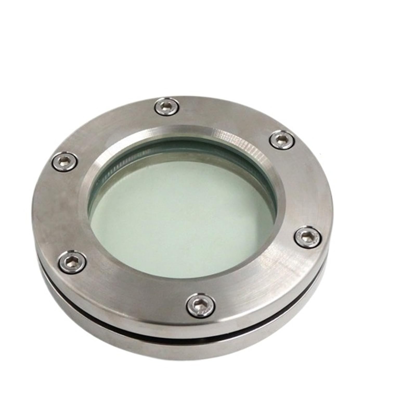 304 Stainless Steel Hexagon Flange Sight Glass, Plate Type Welded Observation Window, DN50-DN200(DN50)