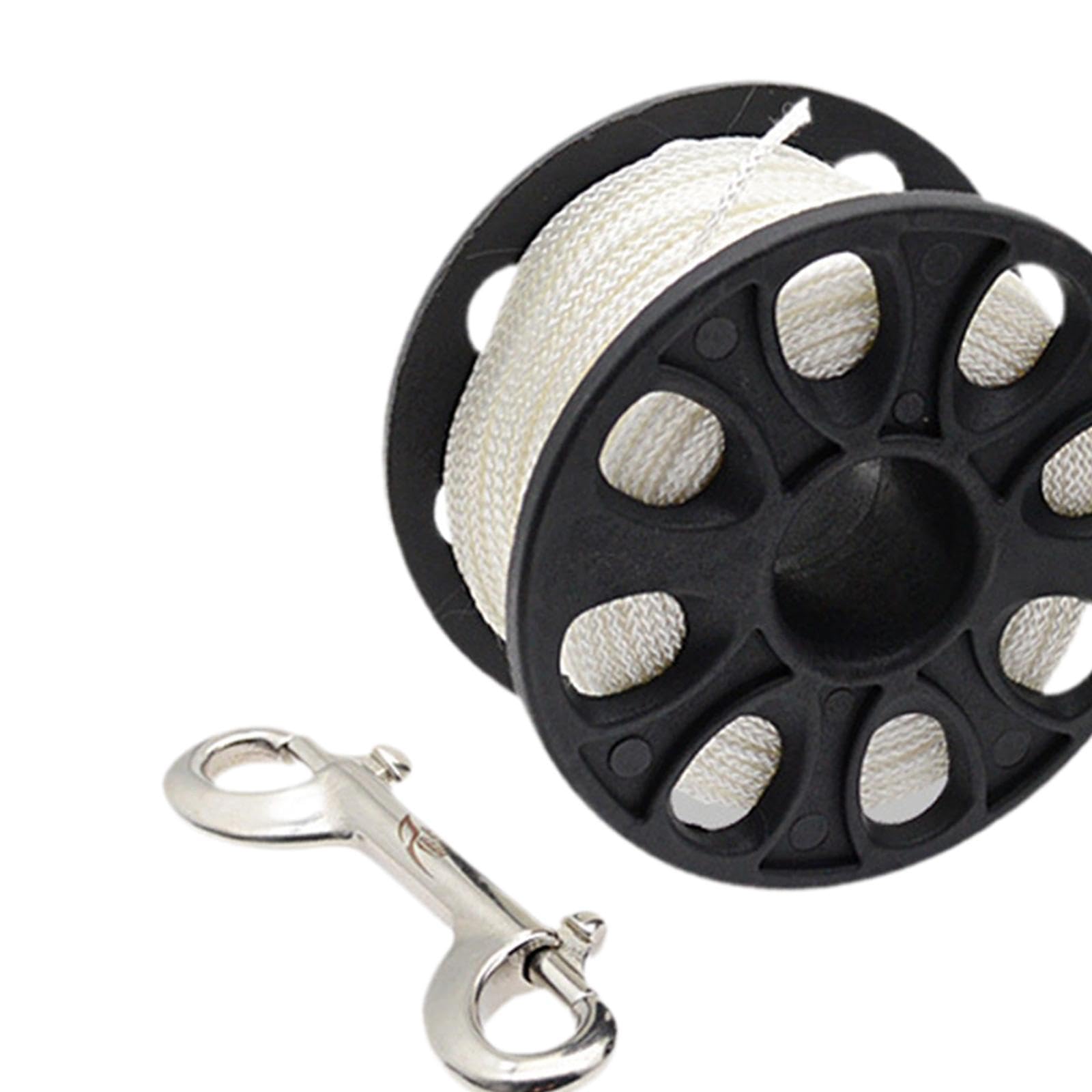 Scuba Diving Finger Spool mit Doppeltem Endhaken Und Glatter Nylonleine Ergonomische Tauchrolle für Einfaches Handling unter Wasser für Höhlentauchen