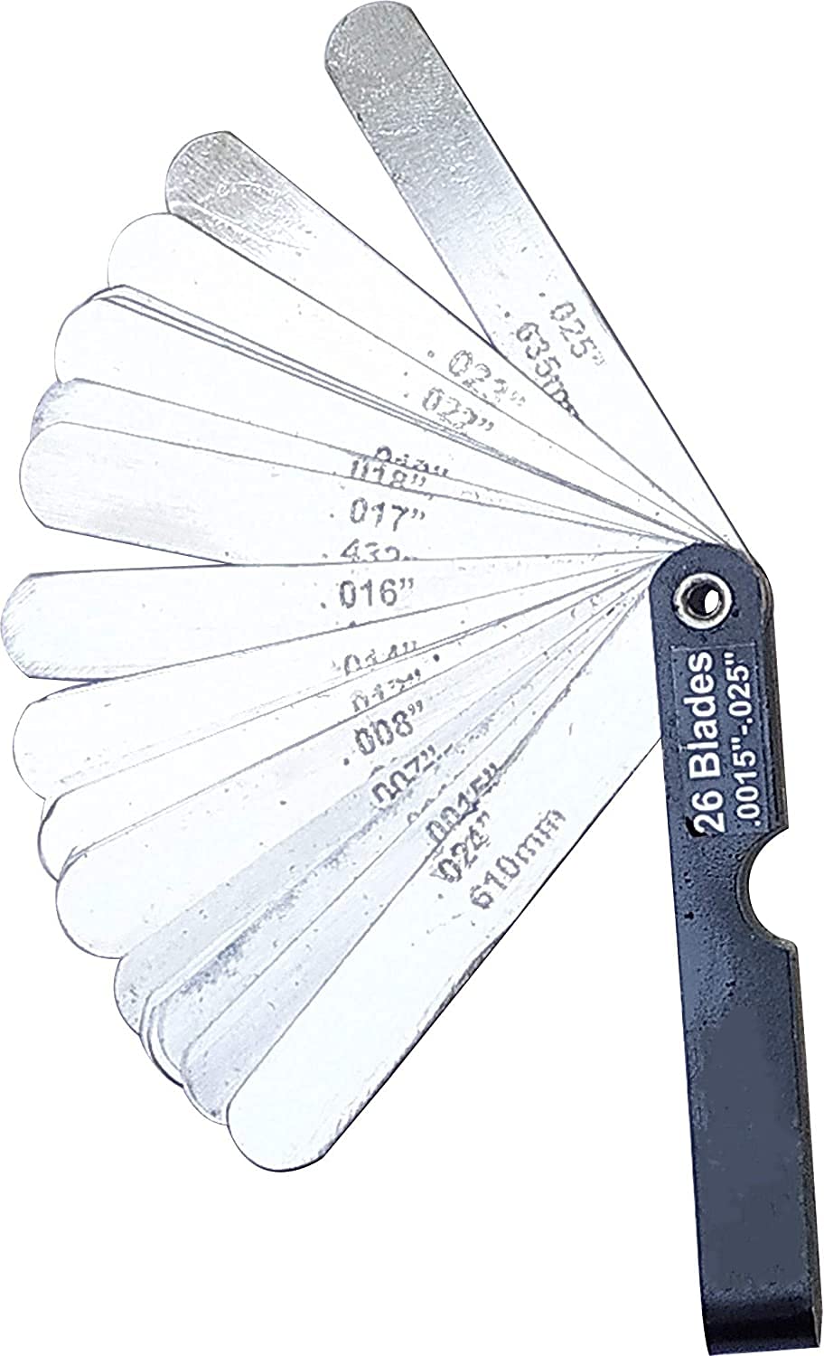 See full amazon price history chart for Gadget Deals Feeler Gauge 26pc Blade Size .0015" to .025" Marking Gauge Gadget Deals Feeler Gauge 26pc Blade Size .0015" to .025" Marking Gauge (B099NNL6YG) Amazon Price History, Amazon Price Tracker
