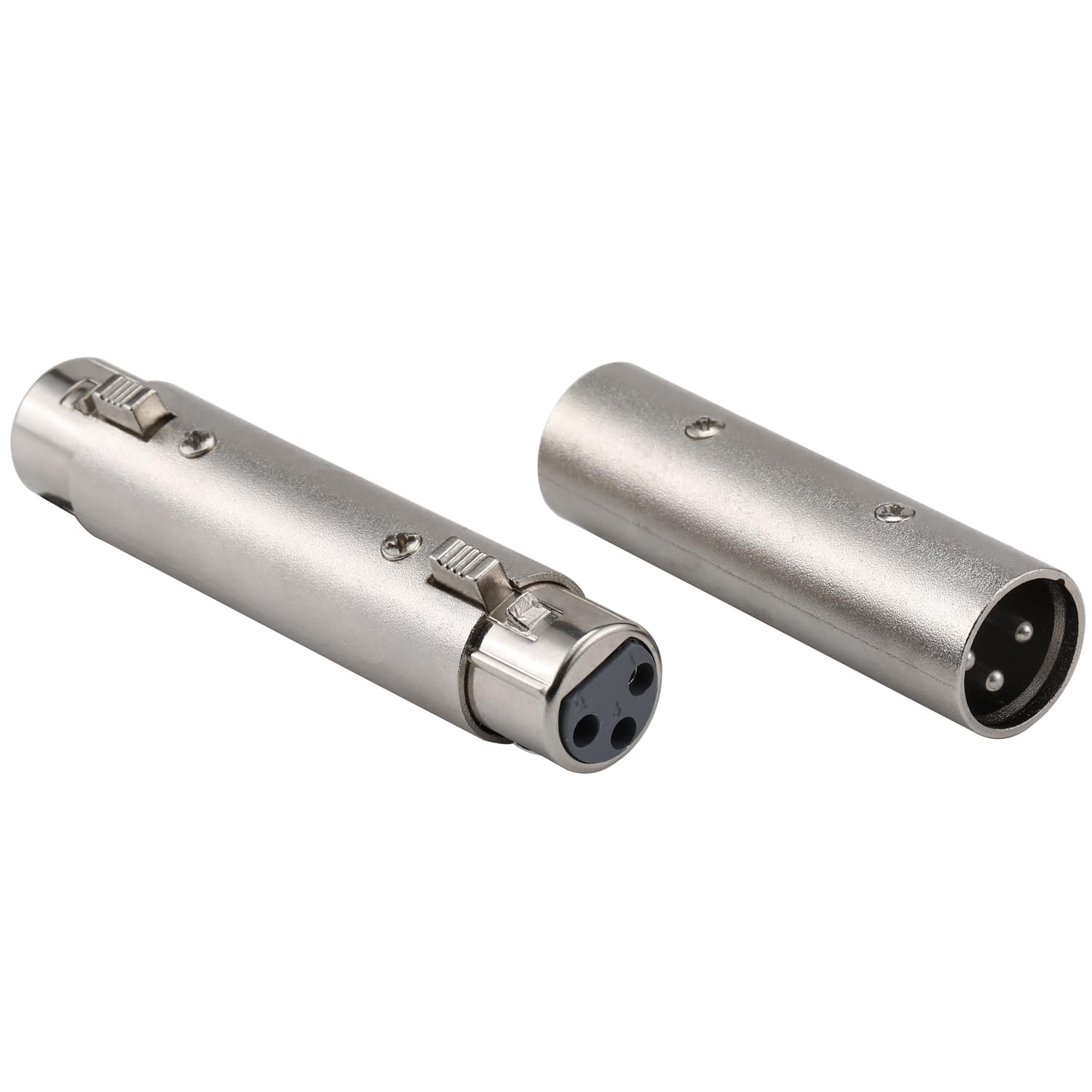 Adattatore XLR Maschio-maschio – Confezione 2 Pezzi, Per Cambio Di Genere, Alloggiamento In Metallo Robusto - 4