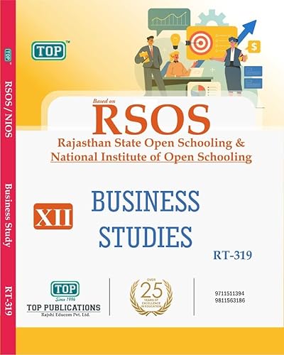 TOP RSOS Class 12 Business Studies RT 319 Based On Rajasthan State Open Schooling &amp; National Institute Of Open Schooling