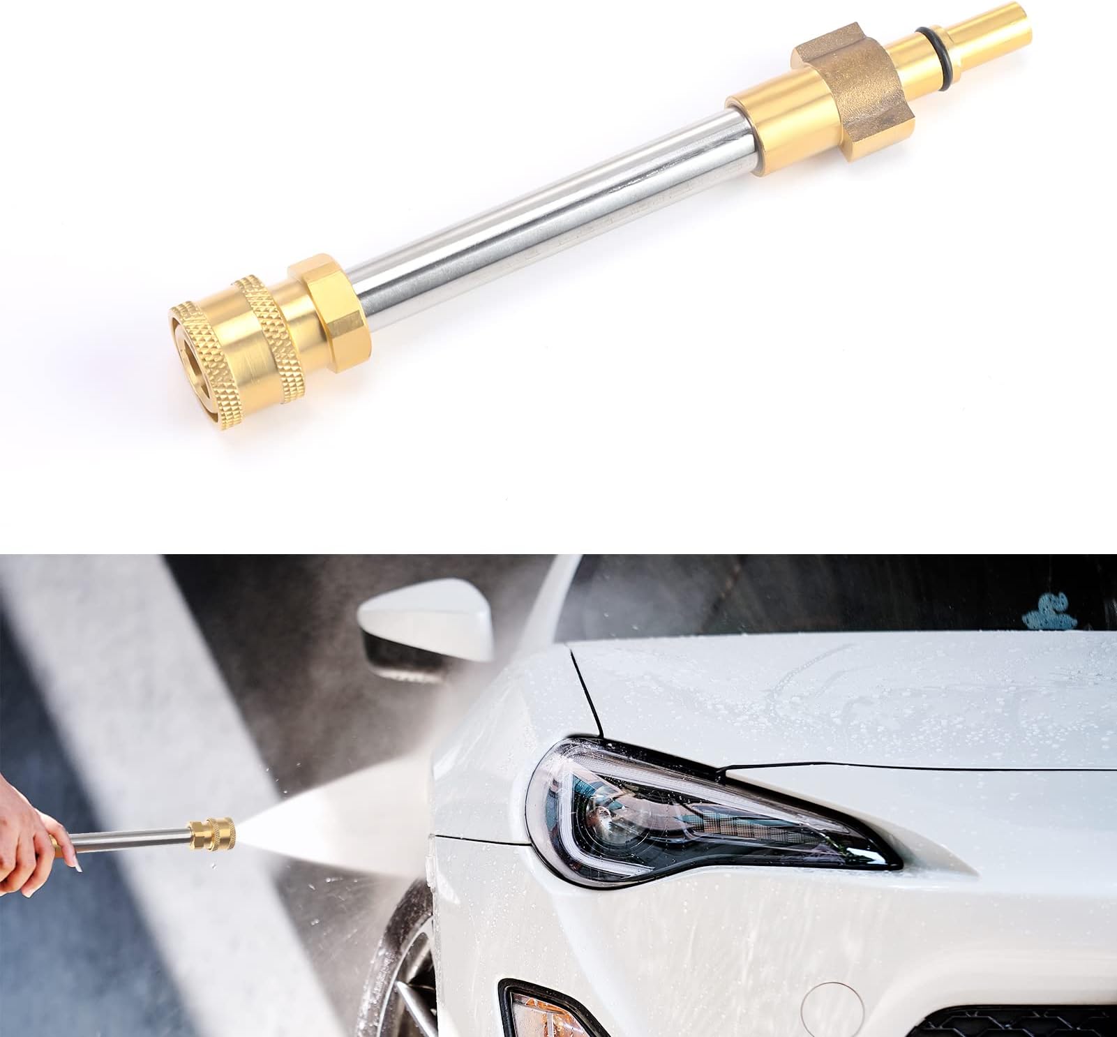 Dasing Gutter Cleaning Tool Pressure Washer Extension Wands, Roof