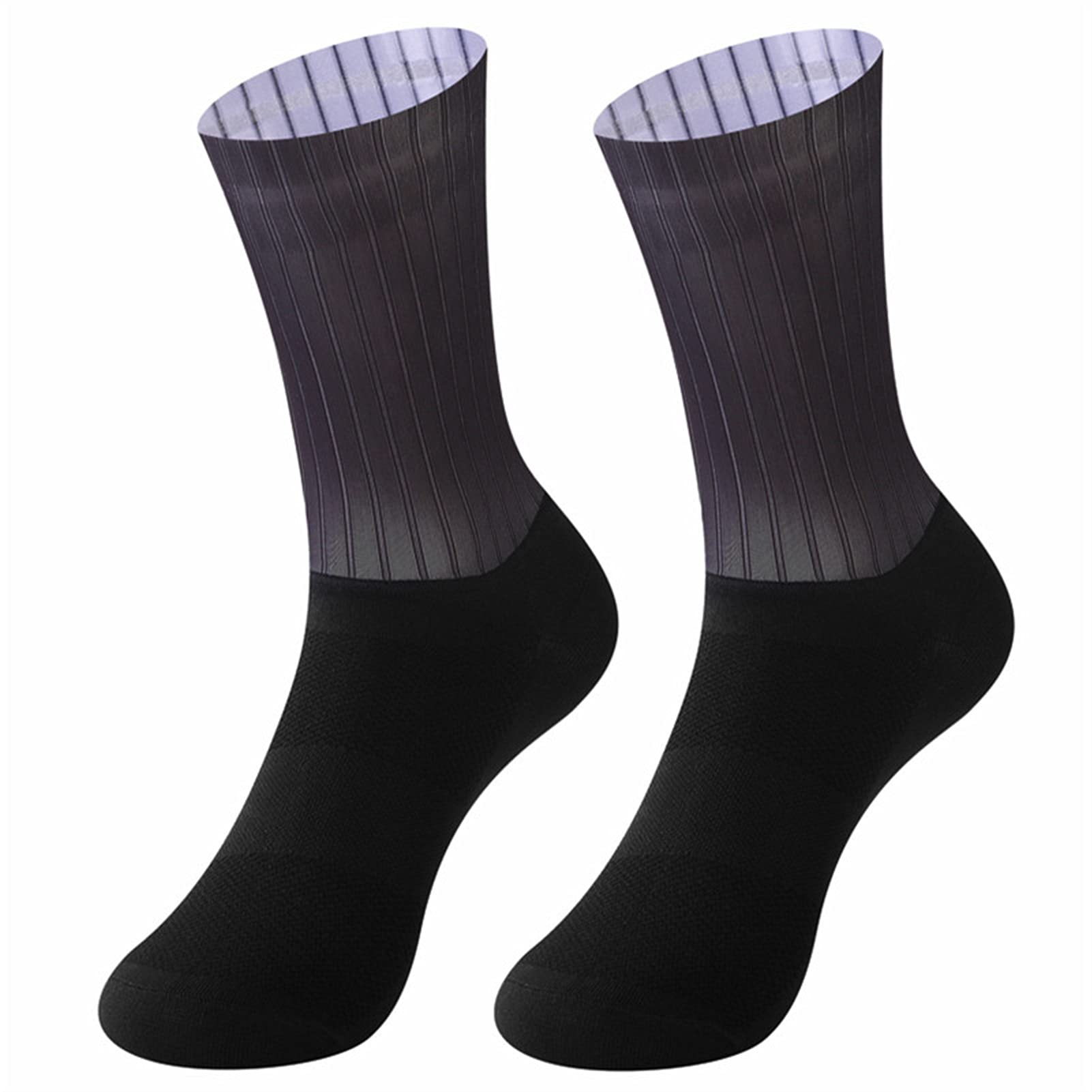 Calcetines sin Fisuras Antideslizante Ciclismo Calcetines de Bicicleta Calcetines al Aire Libre Carreras de Bicicleta compresión Deporte Calcetines Corriendo Calcetines
