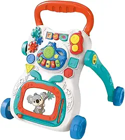 Andador Educativo Infantil Musical para Bebê | Centro de Atividades Didático, Interativo e de Apoio aos Primeiros Passos