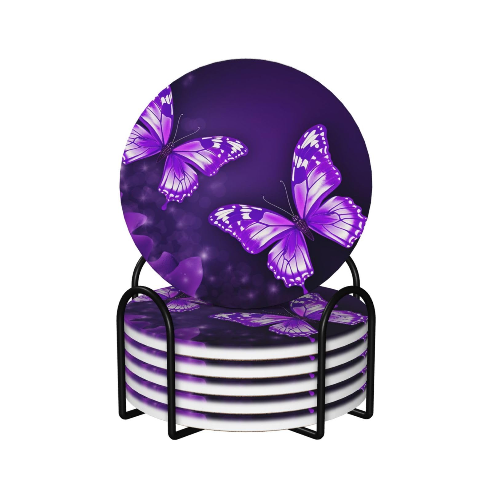 Dessous de verre céramique résistant chaleur et liège anti-rayure