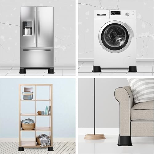 Miniatura 8 de Elevadores de cama resistentes de 3 pulgadas, elevadores de muebles en forma de L, elevador de silla elevador para sofás, sofás, escritorios, juego