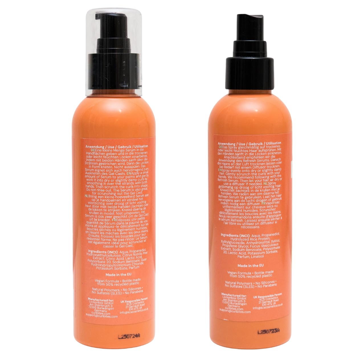 2 Minute Refresh Duo - perfekt aufeinander abgestimmtes Spray & Serum für sofortige Locken-Auffrischung - Refresh-System für frische, frizzfreie Wellen & Locken zwischen den Waschtagen