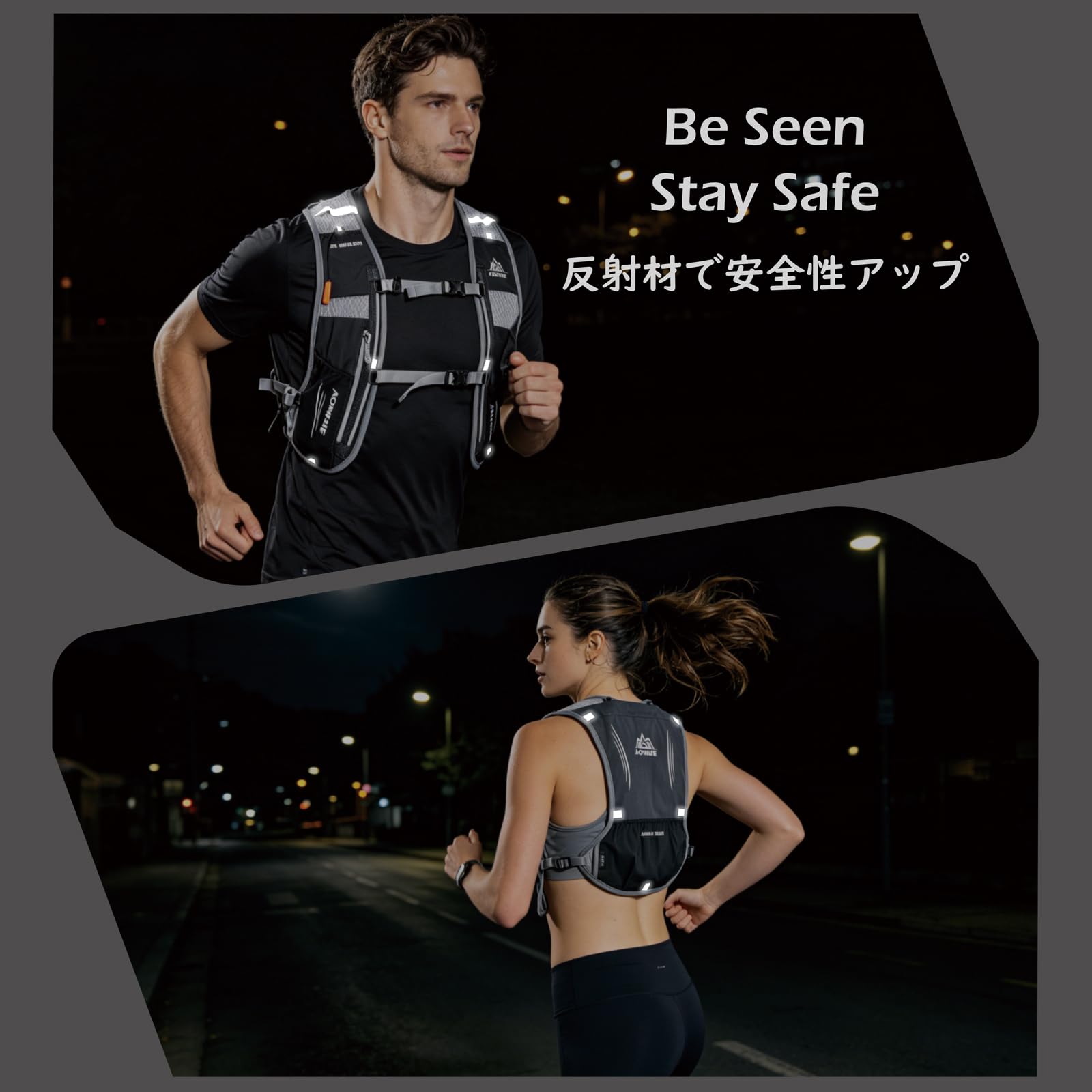 TRIWONDER Zaino Idratazione 5L Zaino Trail Running Ultraleggero con Strisce Riflettenti per Corsa Ciclismo Maratona Uomo Donna