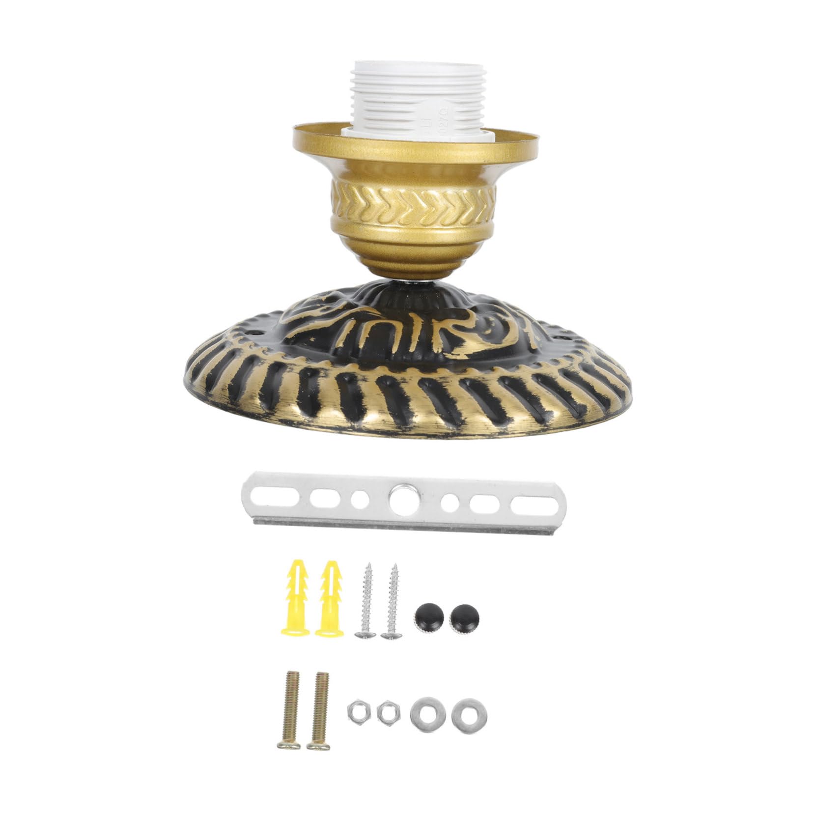 Holibanna 1Set Retro Aisle Light Holder Stylish Wall Ceiling Lamp Fixture Easy Install for Home Bar Durable Design for Warm Comfortable Lighting