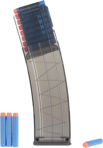 Vista 11 de WORKER Reemplazo de clip de cargador Banana de 22 dardos para Nerf N-Strike Elite Toy Naranja