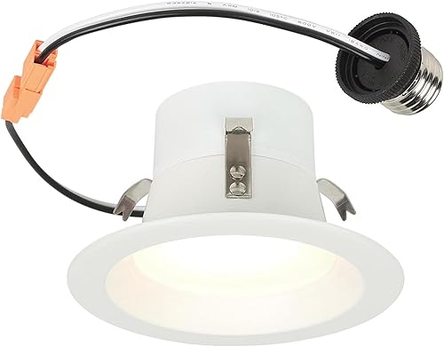 Miniatura 5 de Westinghouse 5243000 - Lámpara LED empotrable de 10 W (equivalente a 65 W) de 4 pulgadas con selección de temperatura de color, regulable, Energy
