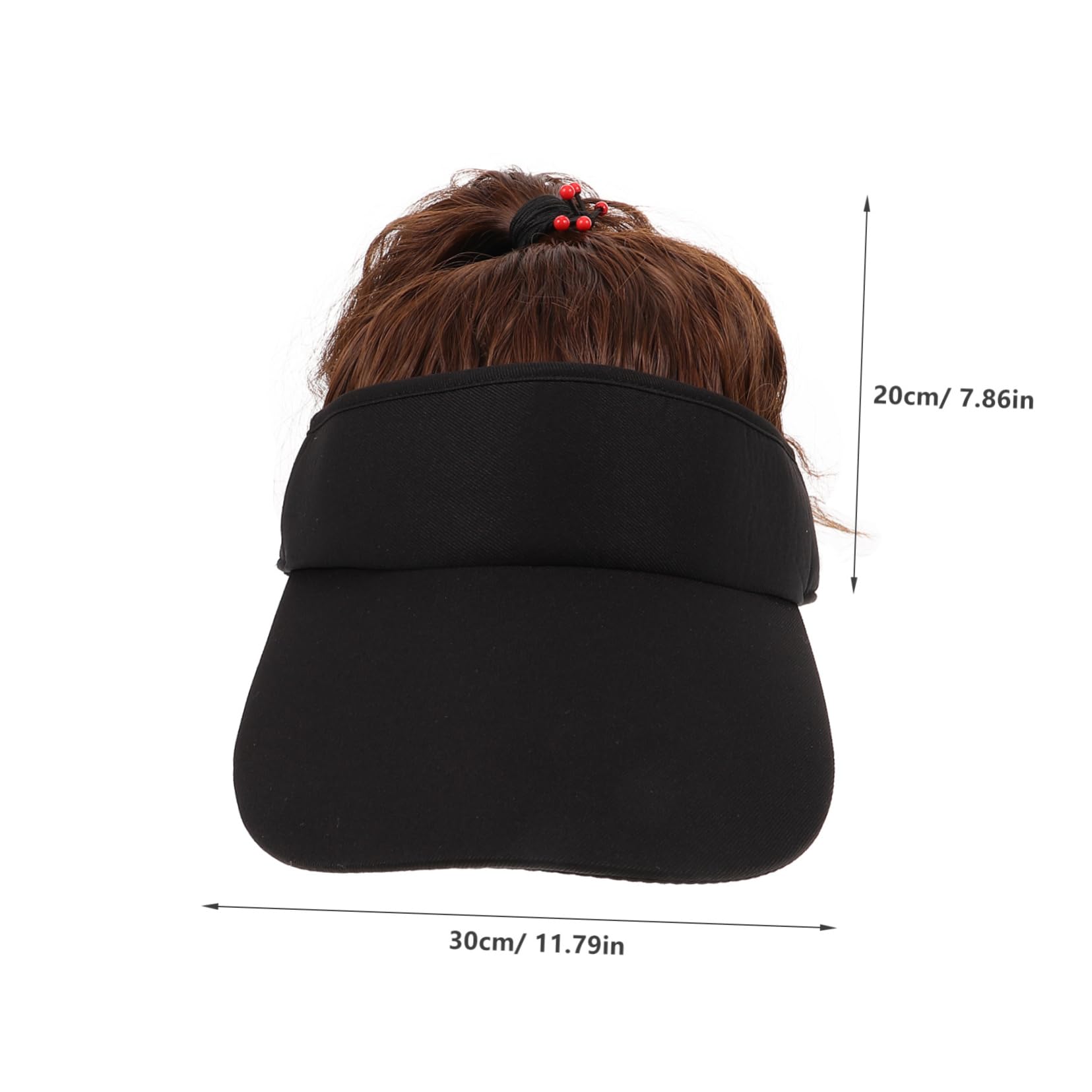 minkissy Women's Wig Baseball Cap Compact Lightweight Hat for Sports Outdoor Yoga Travel Stylish Comfortable