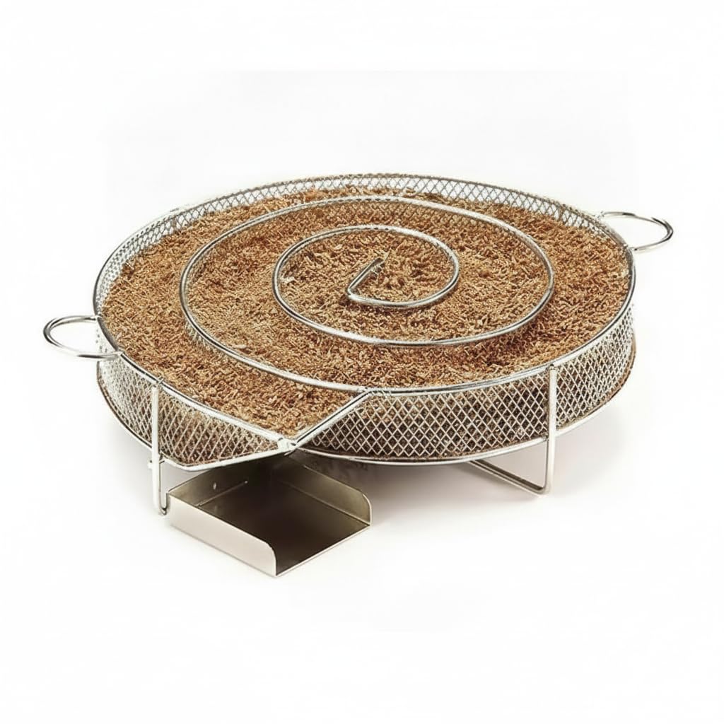 Stainless Steel Smoker Box for BBQ Grills - Cold/Hot Smoking Wood Chips & Charcoal Hexagonal-image-16