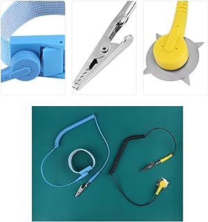 Anti-Static Wrist Strap,Anti Static Mat,Electrostatic Discharge Anti Static Band Grounding Wrist Strap Mat Kit