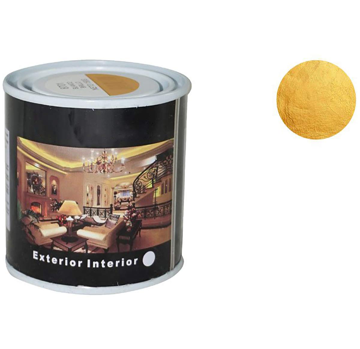 H HANSEL HOME Pintura Esmalte al Disolvente para Madera y Metal, Pintura Alquidica de Rápido Secado para Superfícies Interiores y Exteriores(Negro Satinado, 125 ML) — view 66