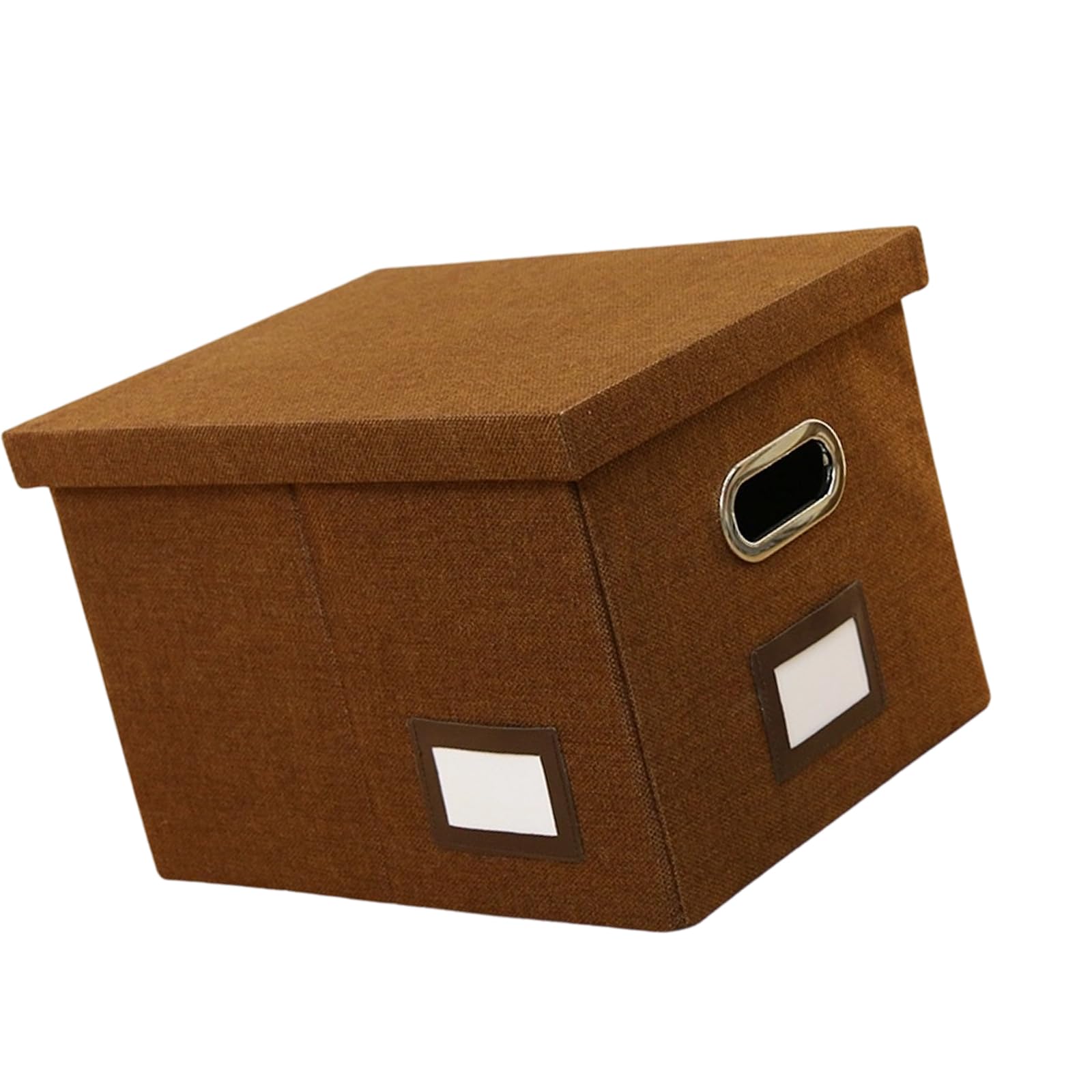 PANGBOER Sturdy Foldable Storage Box with Carrying Handle Ideal for Files Books and Toy Desk File Storage