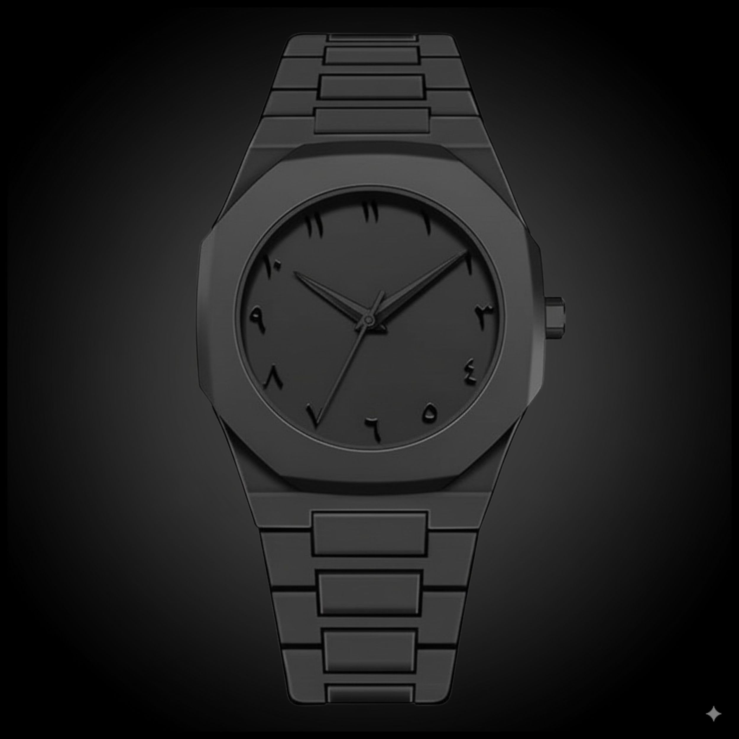 swadesi stuff Men’s Analog Black Watch | Octagonal Case with Arabic Numerals | Feather-Light Polycarbonate Strap | Quartz Movement | Modern Unisex Wristwatch-picture-10