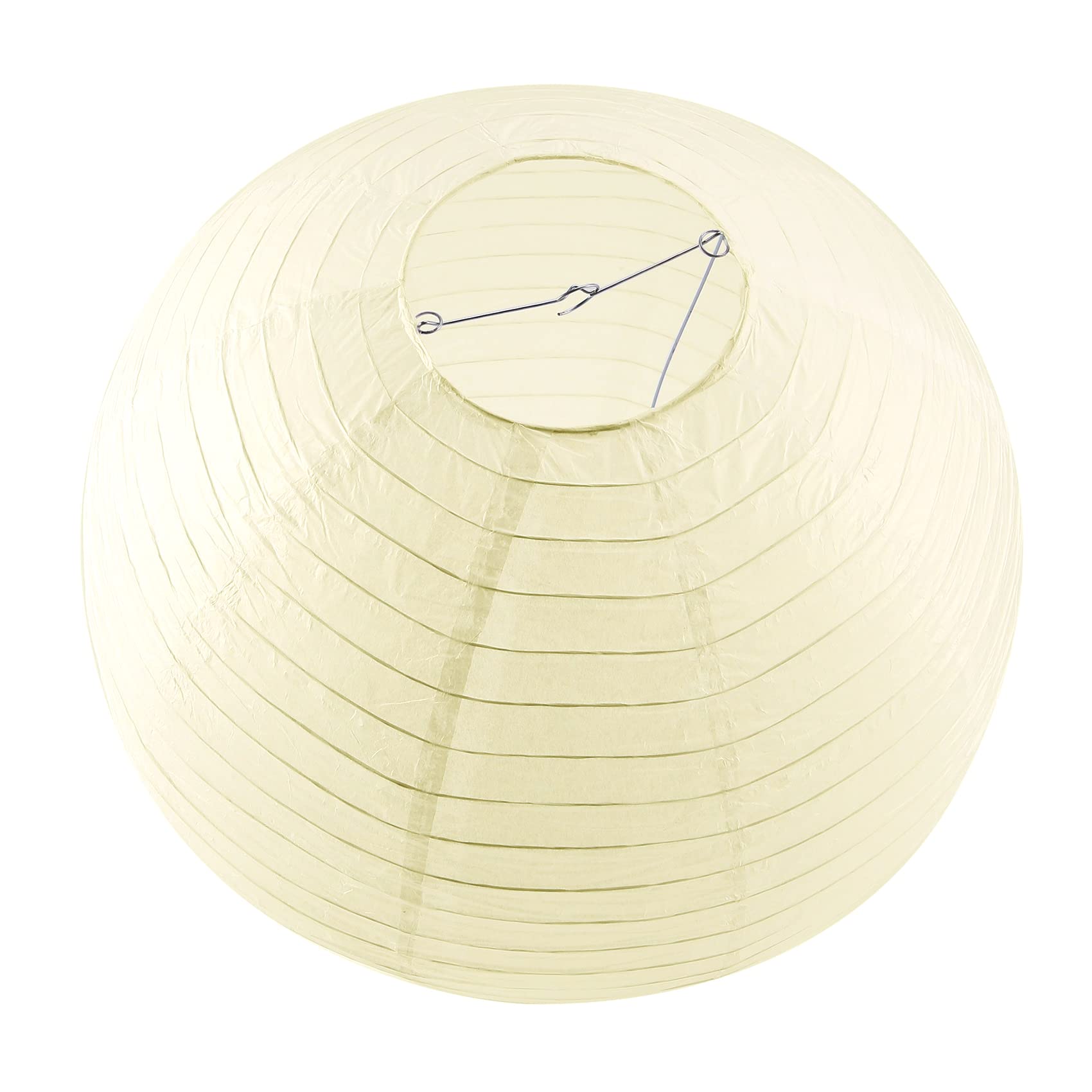 Knadgbft 1 x Chinese Japanese Paper Lantern Lampshade for Wedding, 50cm(20") Creamy-White