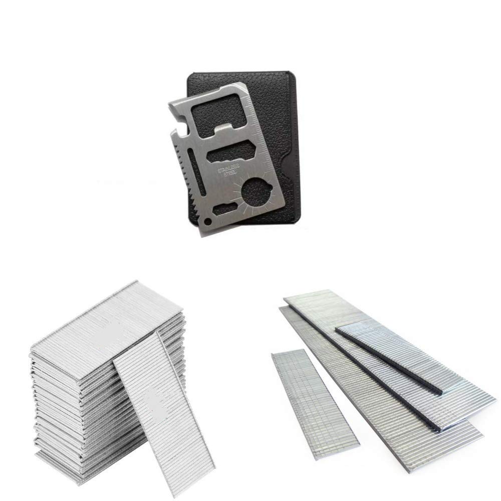 Krost 18 Gauge Galvanized Brad Nails For Air/Pneumatic/Electric Brad Nailers With 11 in 1 Pocket Multitool (F38(Pack of 5000)) (B0856TKLSG) Amazon Price History, Amazon Price Tracker