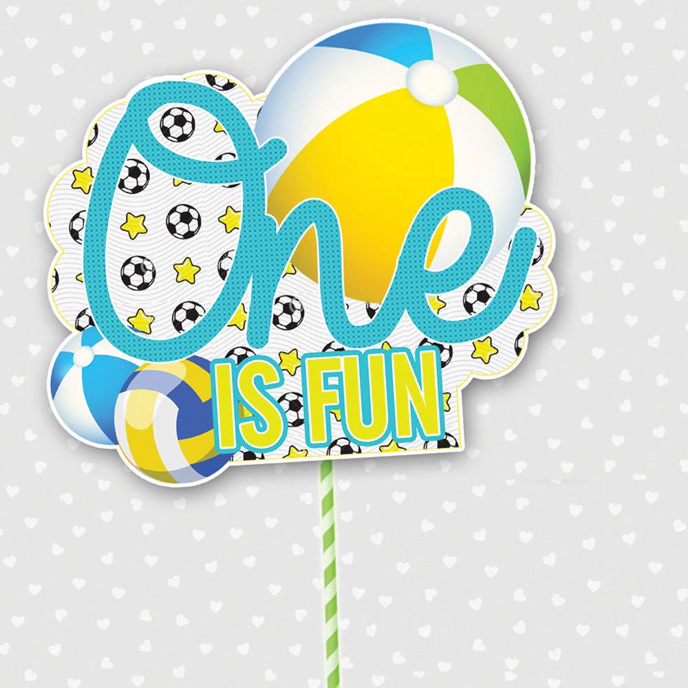 Suruchi StrokesBall Theme Party Decoration Stuff (Customized Cake Topper)