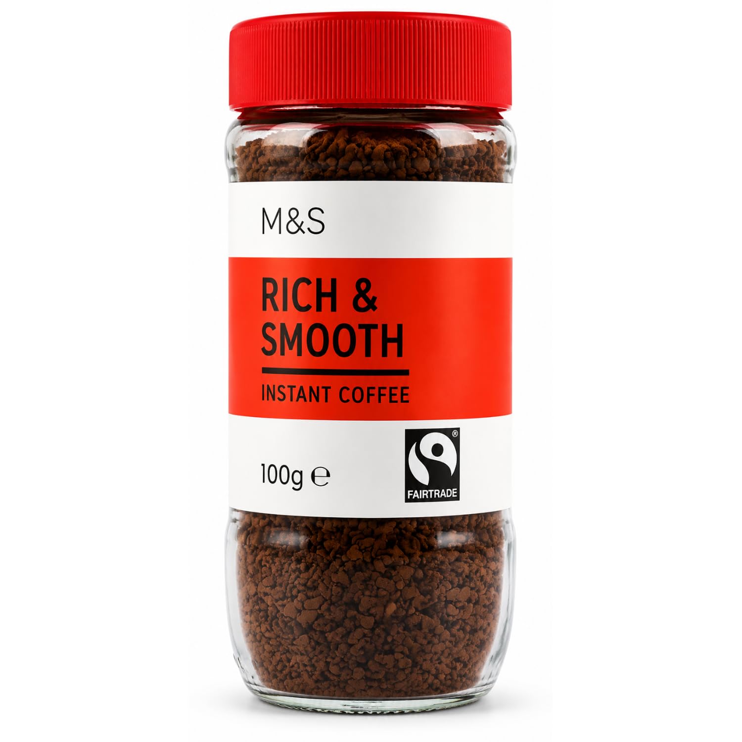 Marks And Spencers - Rich & Smooth Instant Coffee (100g) By COUGAR | Freeze Dried Instant Coffee Granules | Coffee For Hot & Cold Beverages | Easy To Prepare Coffee Powder For Daily Use - (Imported-UK)-image-3