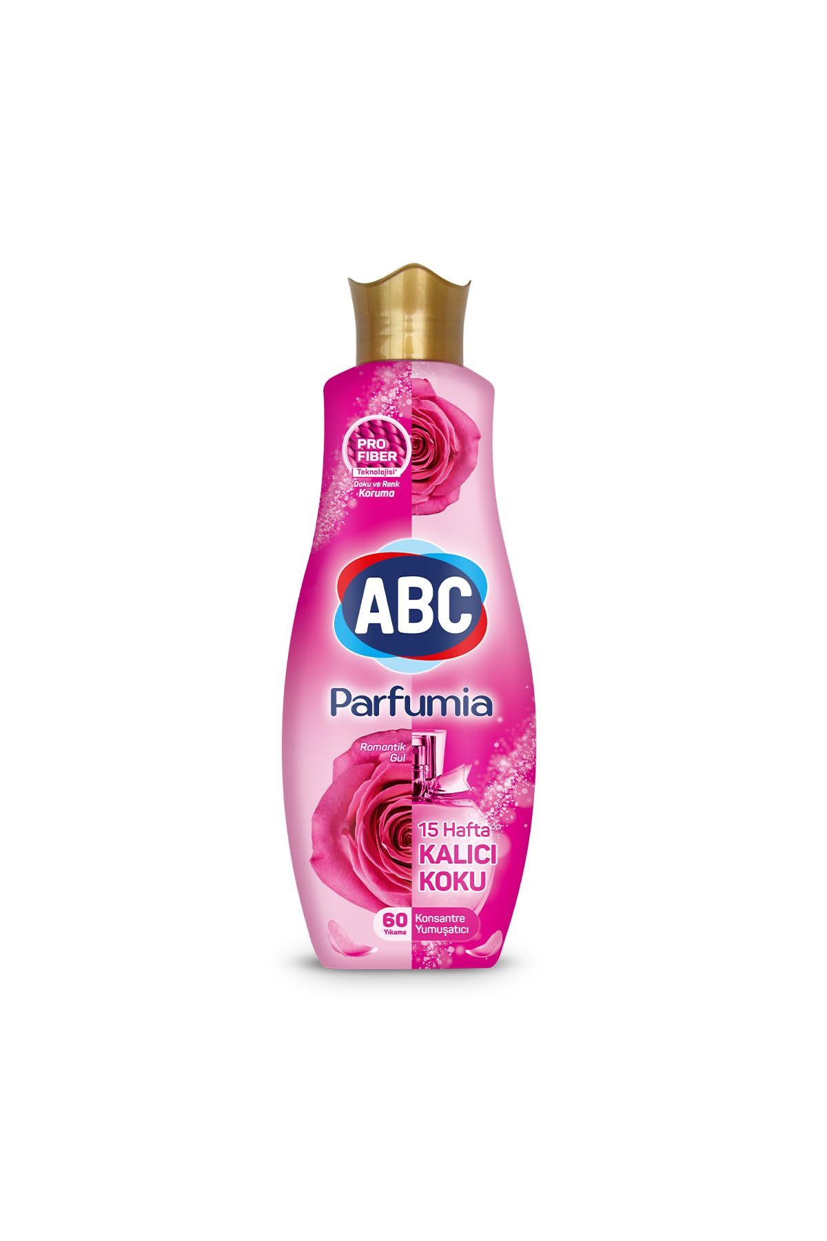 ABC DETERJAN Parfumia Konsantre Yumuşatıcı Romantik Gül (Pembe) 1440 Ml