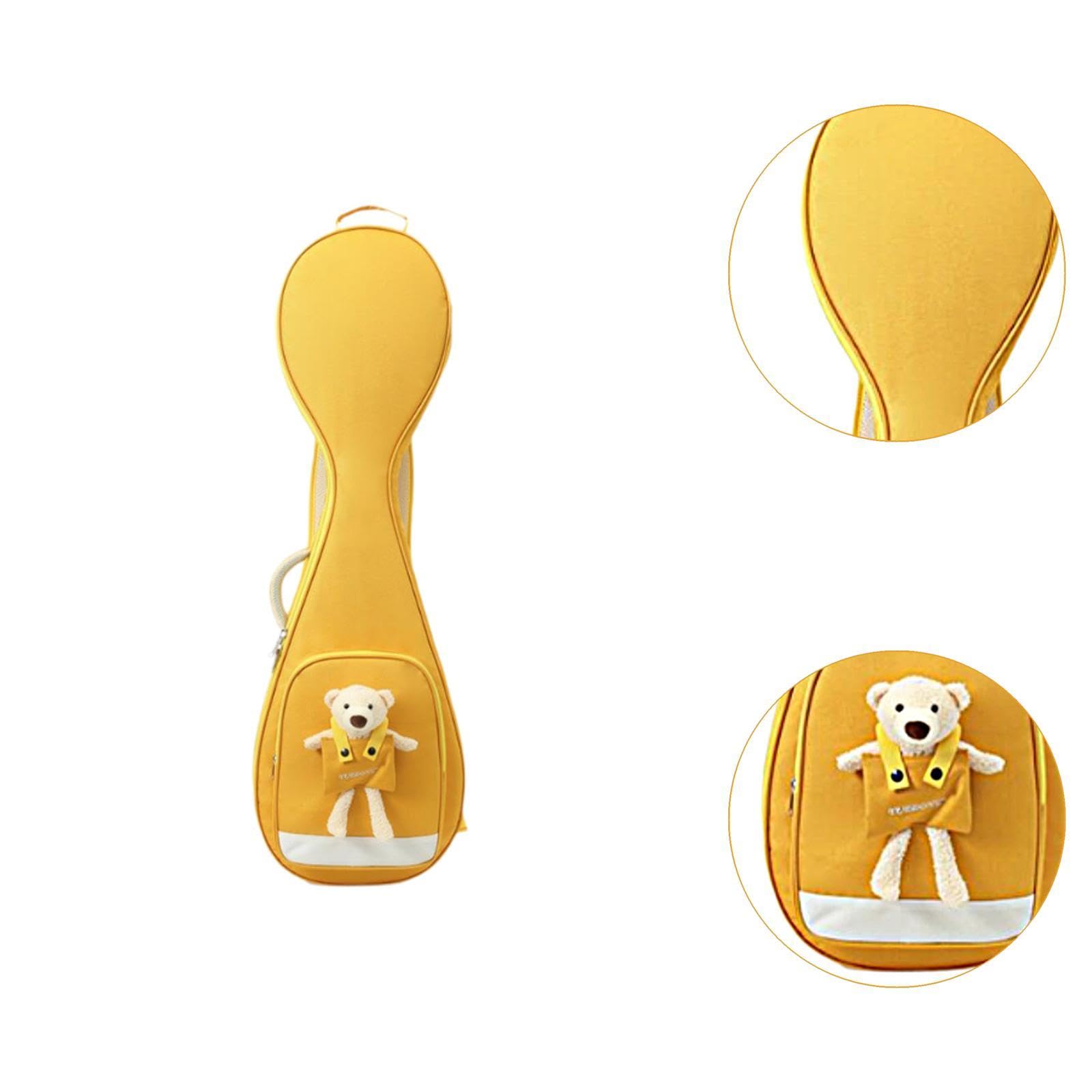 Baoblaze Funda de Transporte para Instrumento Chino de Cuerda, Diseño Moderno Y Funcional, amarillo