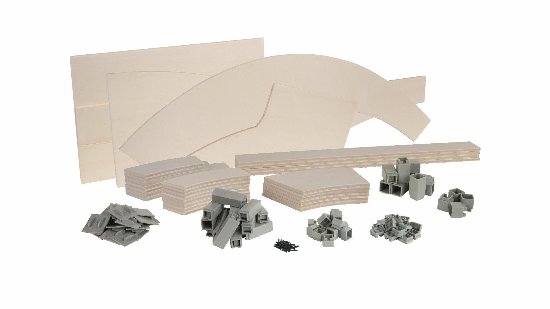 NOCH® Easy Track® Trassenbausatz „Mittelberg“, 1:160 Maßstab für Spur N Modellbau erweiterbar und flexibel