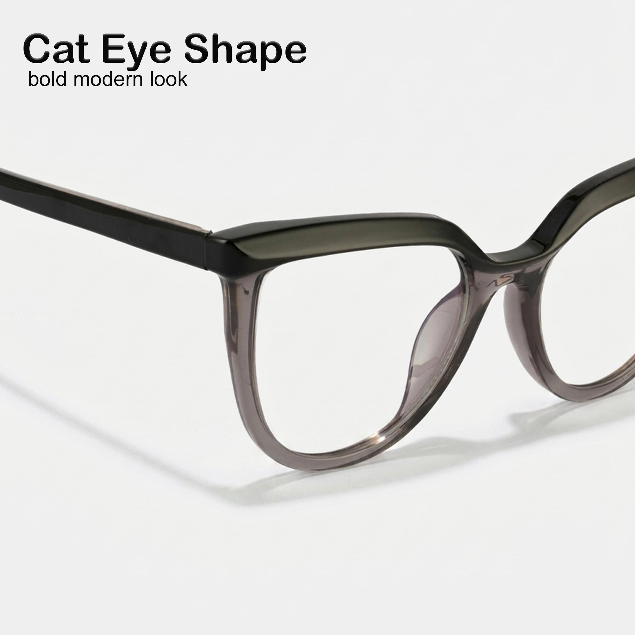 PERKEY Occhiali da vista per computer da donna con blocco della luce blu Cat Eye