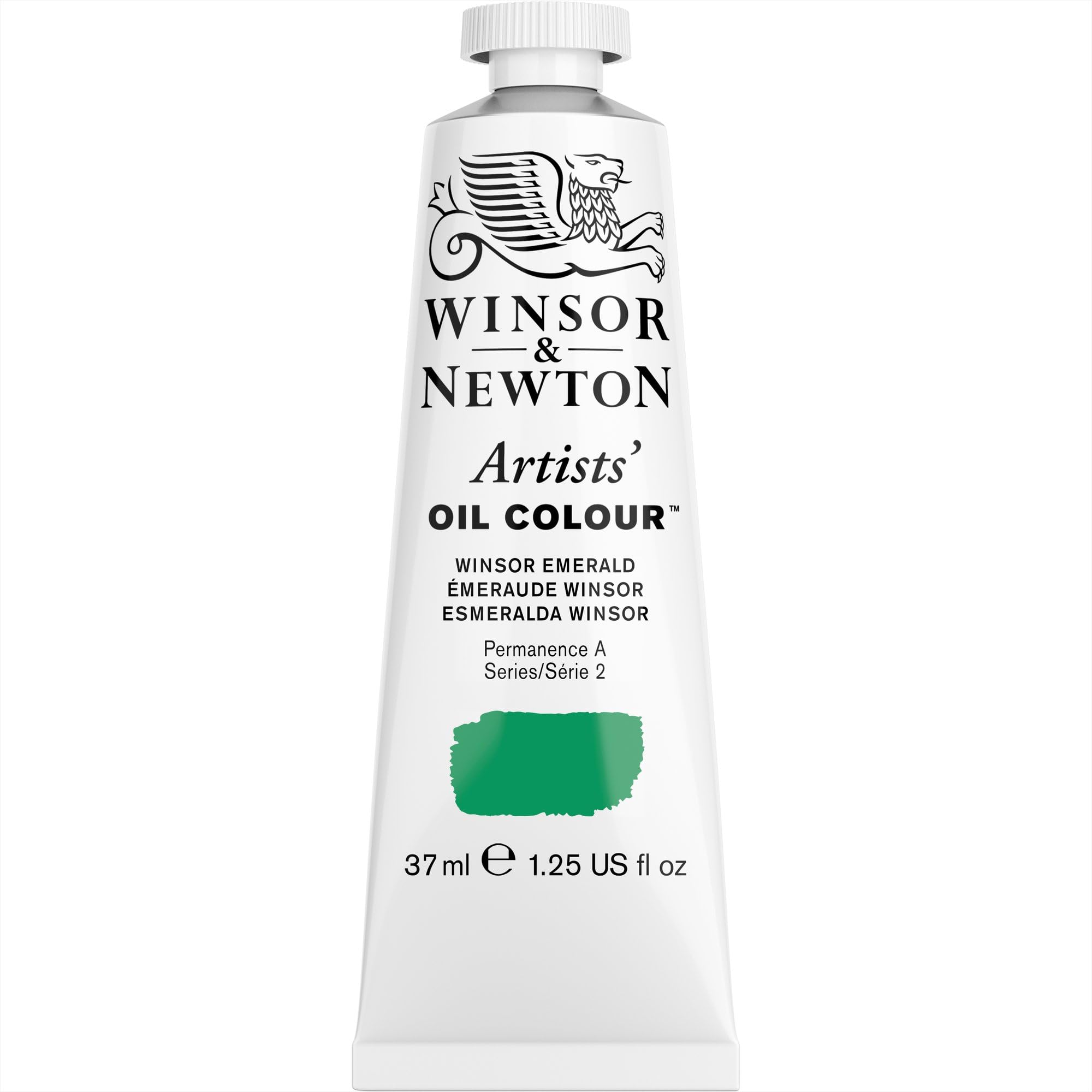 Winsor & Newton Artists Winsor Emerald Oil Paint, 37 ml — image 1
