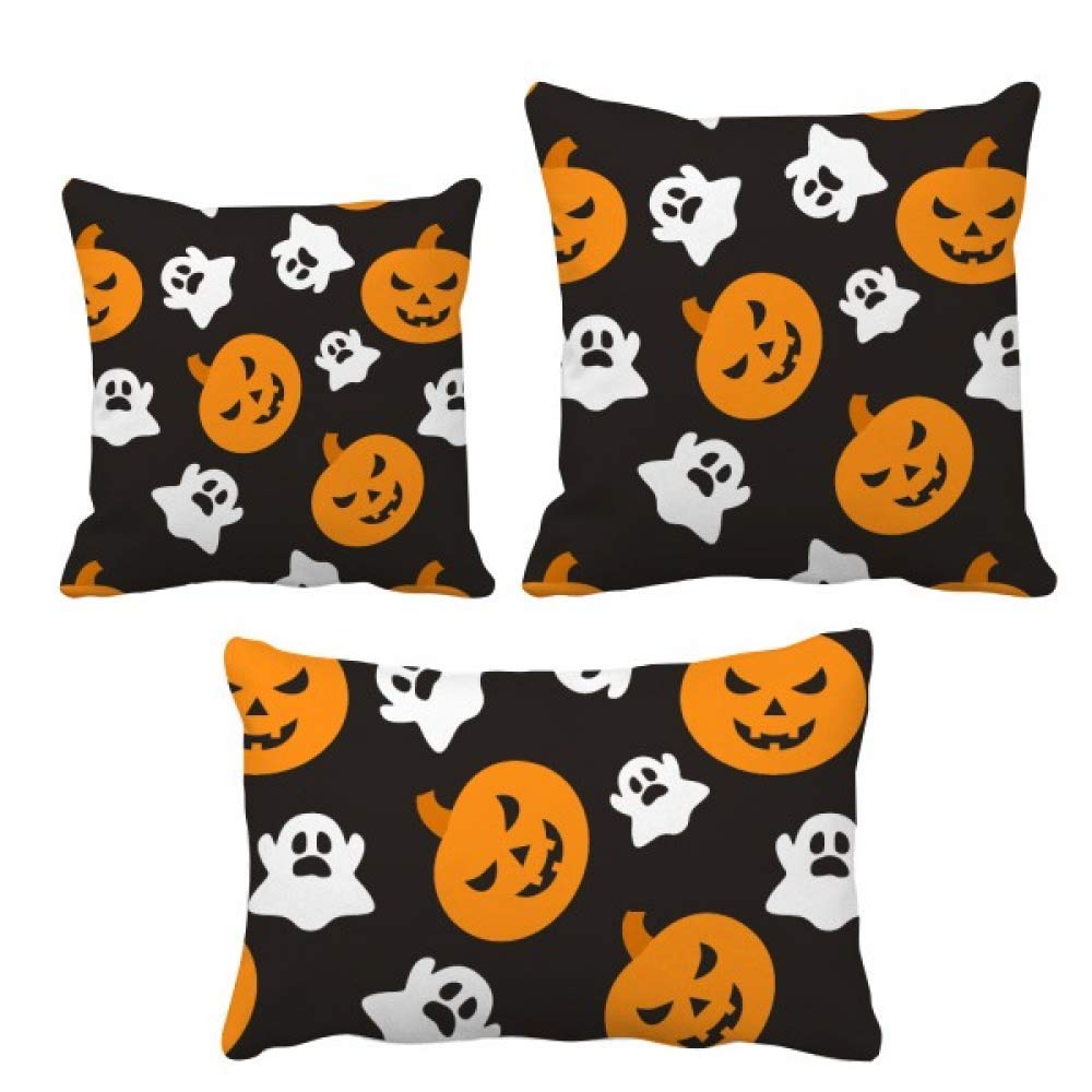 Housse de coussin pour Halloween citrouille taie oreiller déco automne canapé