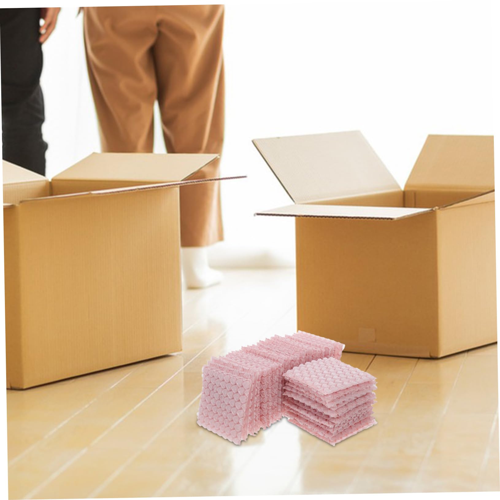 POPETPOP Luftpolsterumschläge Rosa aus Kunststoff 50 Stück Herzförmige Schützende und Vielseitige Versandtaschen für Verpackung und Umzug