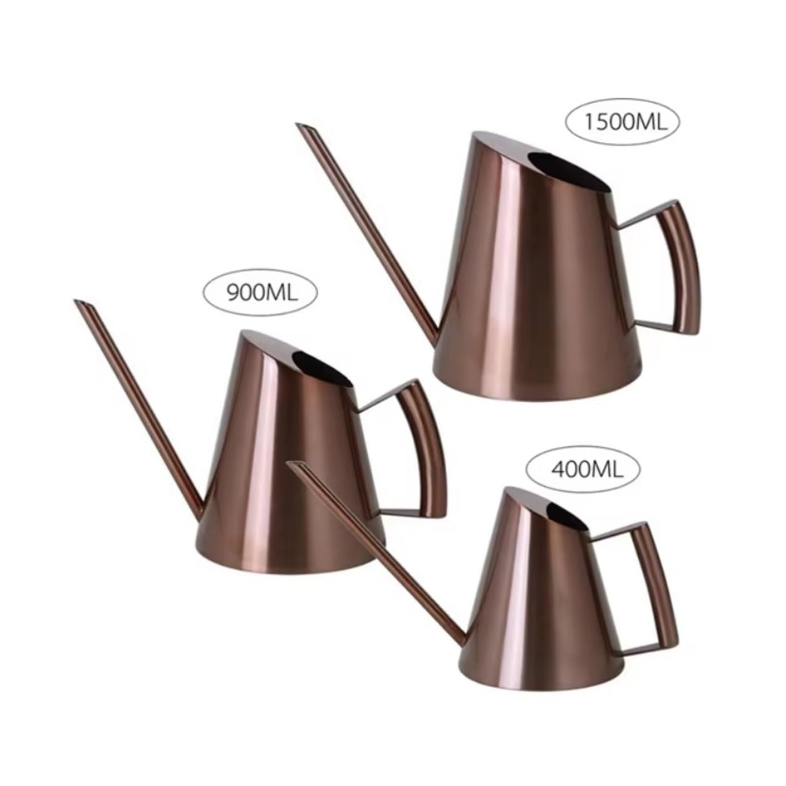 Piccolo irrigatore for annaffiatoio, compatibile con vasi di fiori(Gold 1500ml)