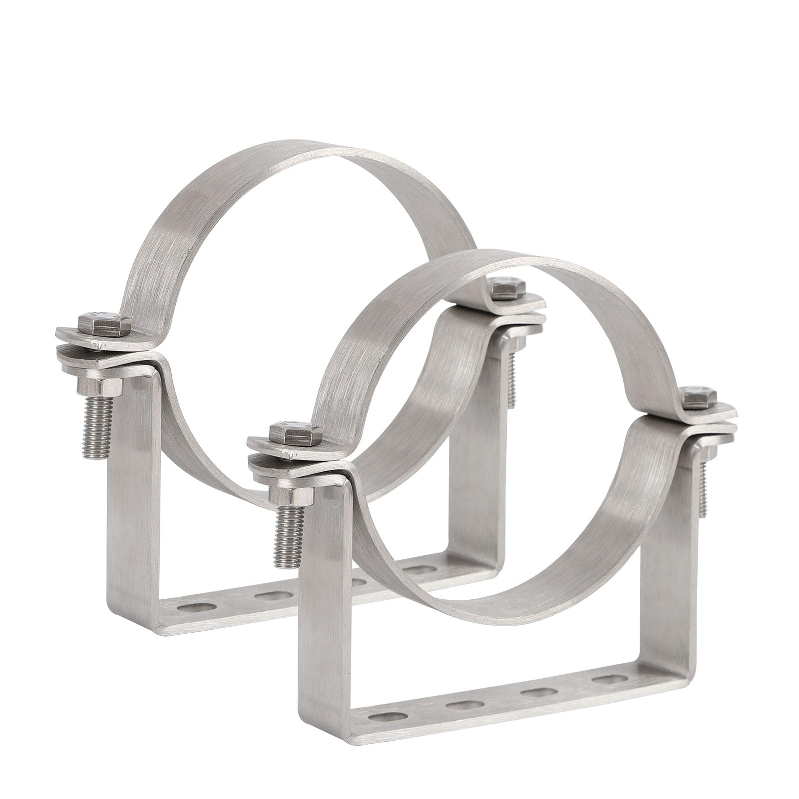 Support pour systèmes de cheminée 15,2 cm avec anneau fendu mural pour tuyau d'aération B